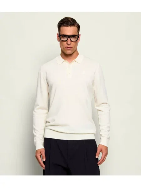 Tricou polo Karl Lagerfeld de lână