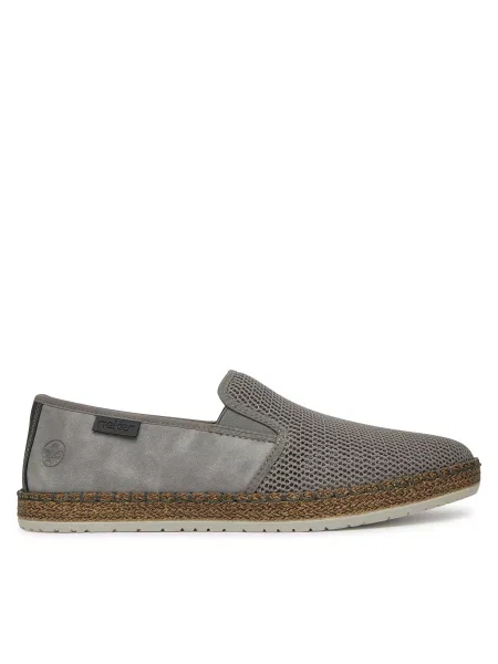 Nizki čevlji Rieker siva