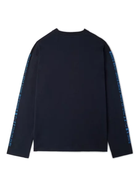 Tricou Sunnei cu broderie albastru