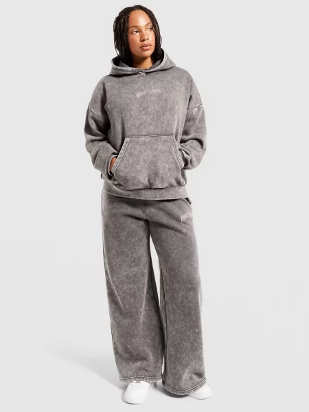 Supply&demand Bluza Z Kapturem Barns szara