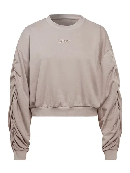 Geacă Reebok Sport tricotate bej