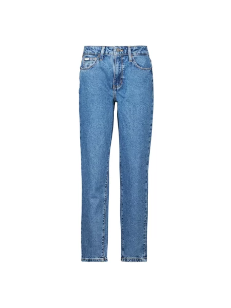 Blugi mom fit Guess albastru