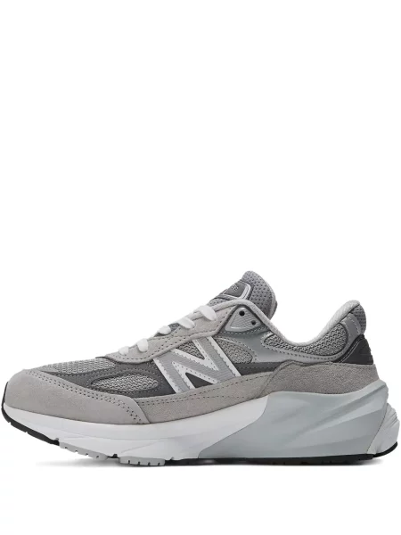 Sneakerși New Balance 990 cu șireturi din dantelă gri