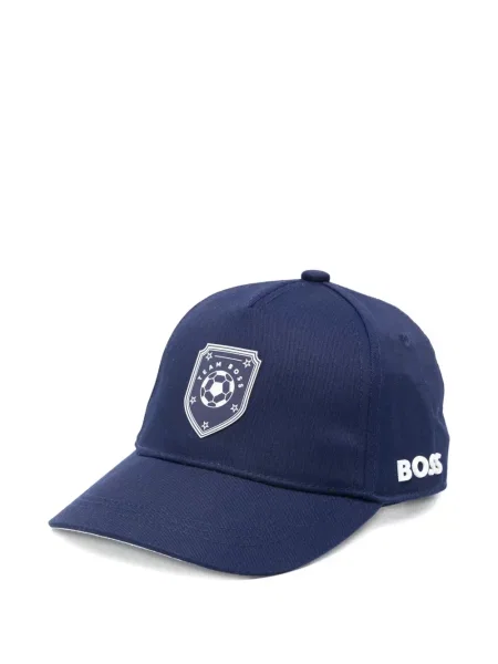 Шапка с козирки Bosswear синьо