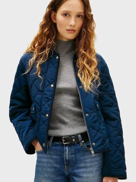 Утеплена куртка Tommy Hilfiger синя