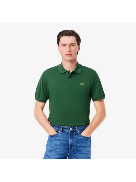 Lacoste Koszulka Polo Classic Fit Light Piqué zielona