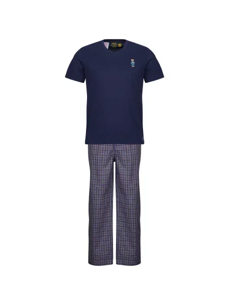Pijamale Polo Ralph Lauren albastru