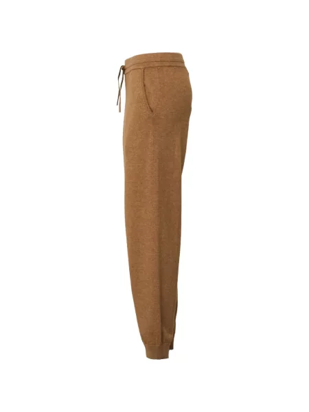 Pantaloni Isabel Marant alergare cu cordon maro