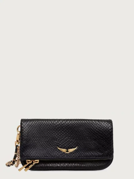 Zadig&Voltaire crossbody kabelka dámska kožená čierna