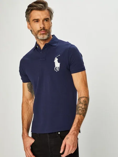 Polo Ralph Lauren Polo Granatowy Custom niebieska