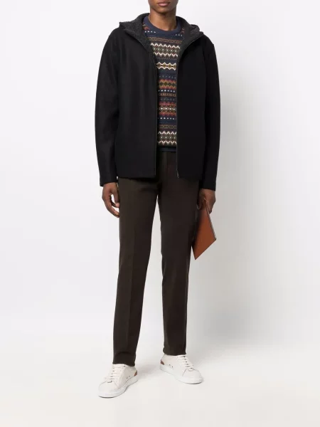 Chinos kelnes Incotex ruda