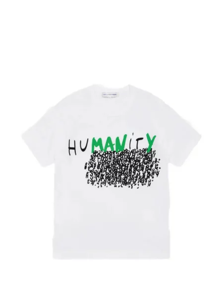 Tricou Comme Des Garçons Shirt alb