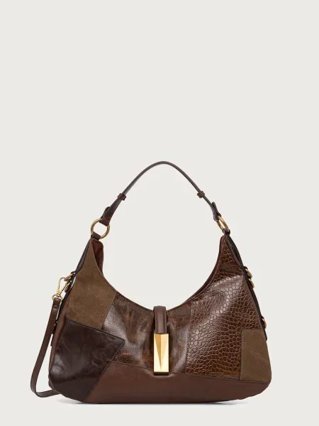 Aldo torebka crossbody z imitacji skóry ALICEA brązowa