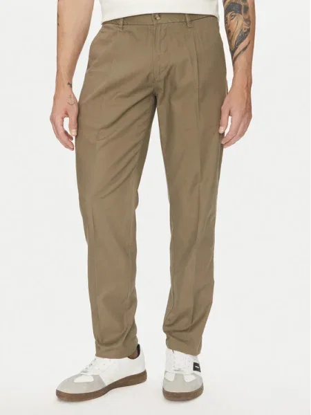 Marc O'Polo Pantaloni chino Tapered Fit verde