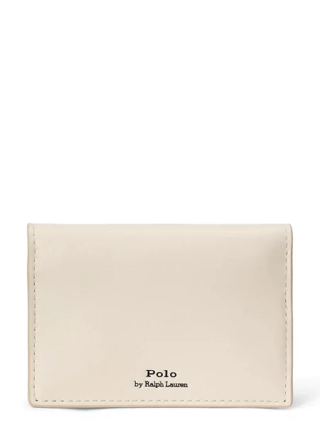Polo Ralph Lauren denarnica usnjena bež