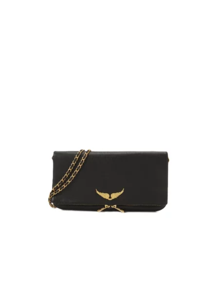 Torebka crossbody Zadig&voltaire skórzana czarna