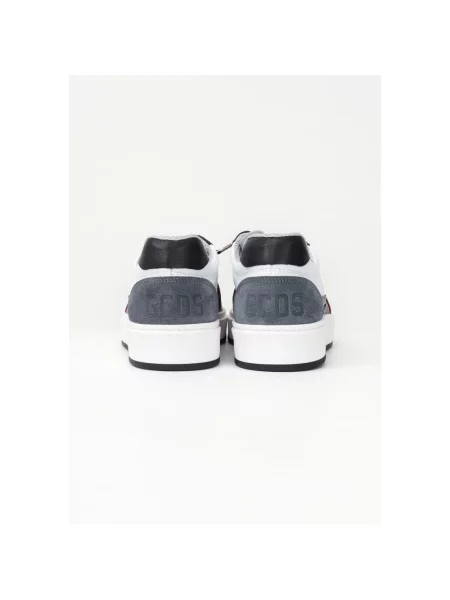 Sneakersy Gcds skórzane białe