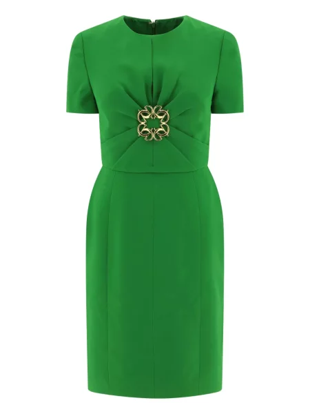 Rochie mini Elie Saab scurtă de costum verde