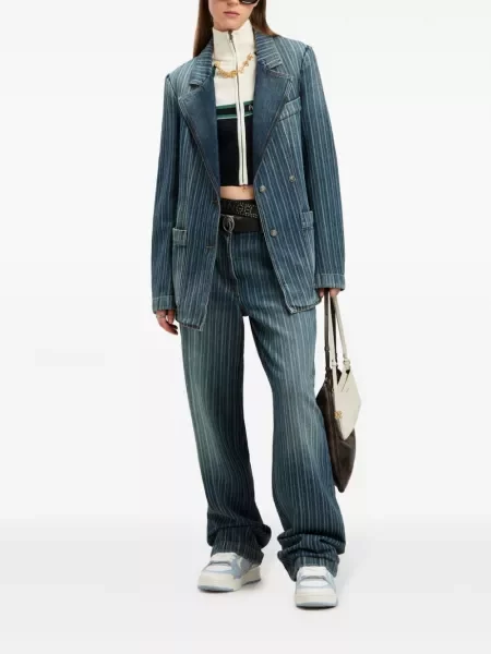 Sacou Palm Angels cu dungi albastru