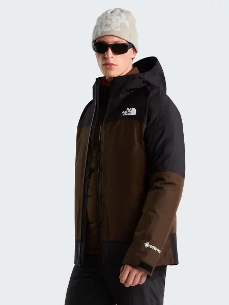 Демісезонна куртка The North Face M MOUNTAIN LIGHT TRICLIMATE GT коричневий