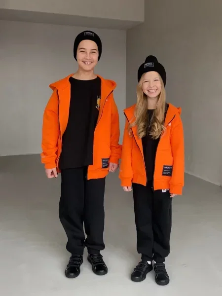 Дитяче Худі Miracle Kids фліс помаранчевий