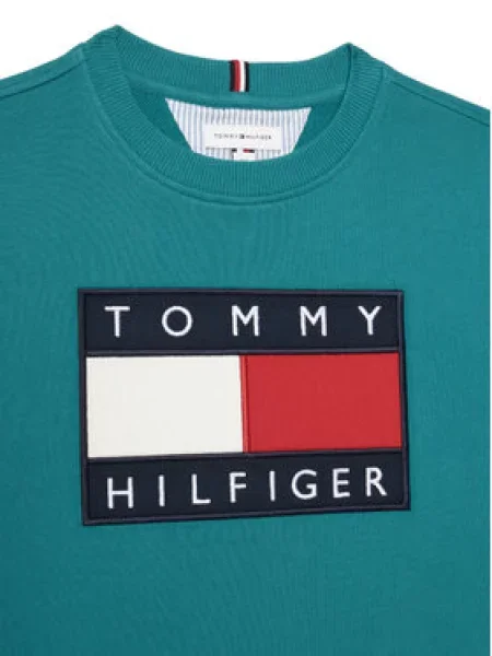 Tommy Hilfiger Mikiny petrolejová