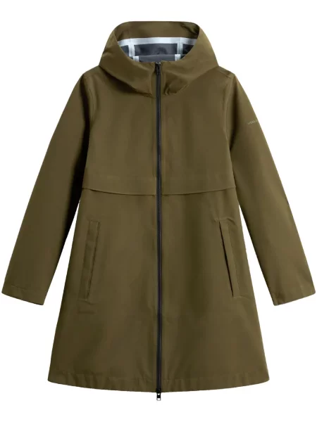 Парка Woolrich с качулка зелено