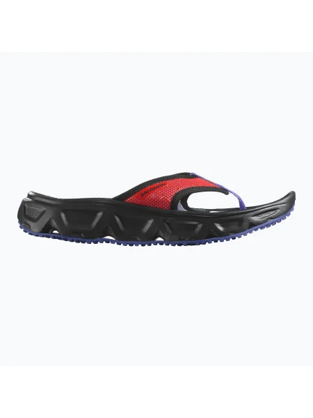 Salomon Reelax Break джапанки за жени cosmic sky/black/flame scarlet черно