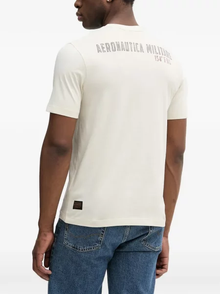 Μπλούζα Aeronautica Militare με σχέδιο λευκό