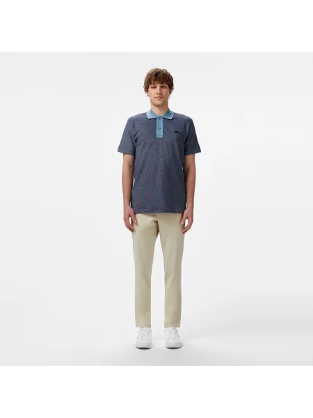 Lacoste Koszulka Polo Oversize granatowa