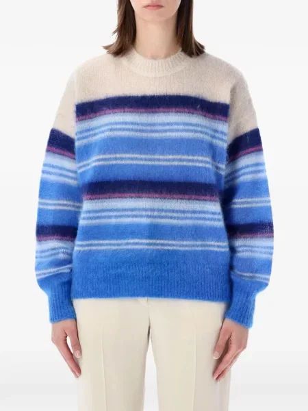 Pulover Marant Etoile cu dungi albastru