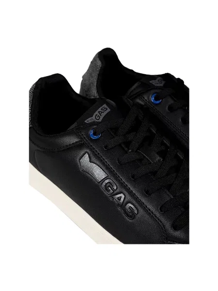 Sneakersy Gas skórzane czarne