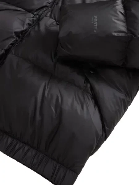 Geacă cu puf Woolrich cu glugă negru