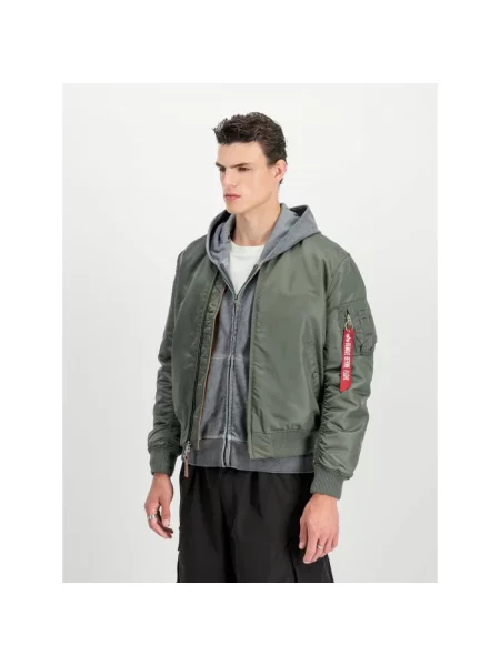 Kurtka bomber Alpha Industries zielony