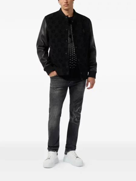 Geacă bomber Philipp Plein negru