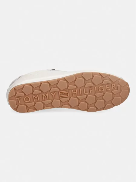 Tommy Hilfiger BELLA SNEAKER LEATHER маратонки дамски от кожа бежово