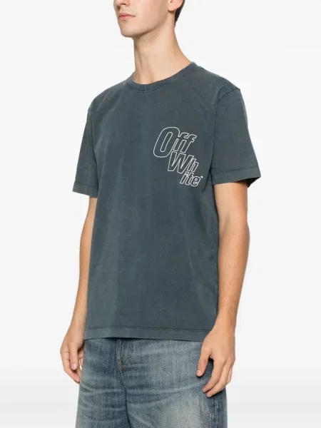 Tricou Off-white cu imagine alb
