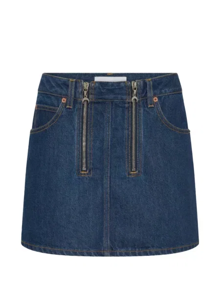Fustă din denim Marine Serre albastru