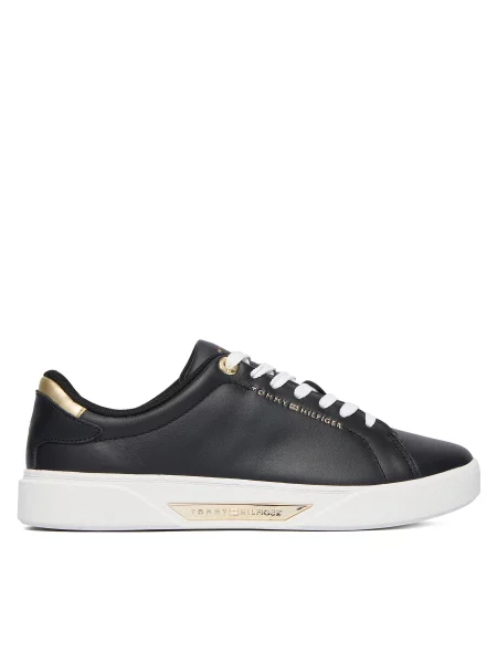 TOMMY HILFIGER Sportbačiai be auliuko ESSENTIAL auksas juoda