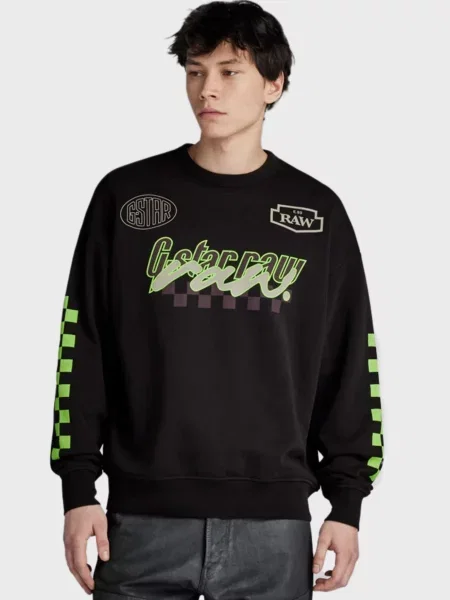 Світшот G-star Raw чорний