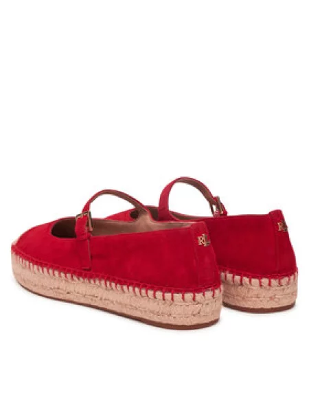 LAUREN RALPH LAUREN Espadrilės raudona