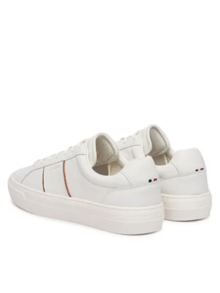 Tenisice Tommy Hilfiger Dress Casual Leather Sneaker bijela