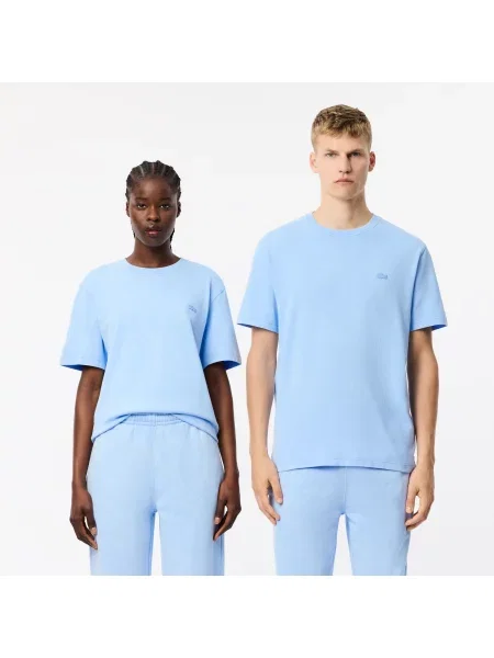 Lacoste футболка унісекс Classic Fit блакитна