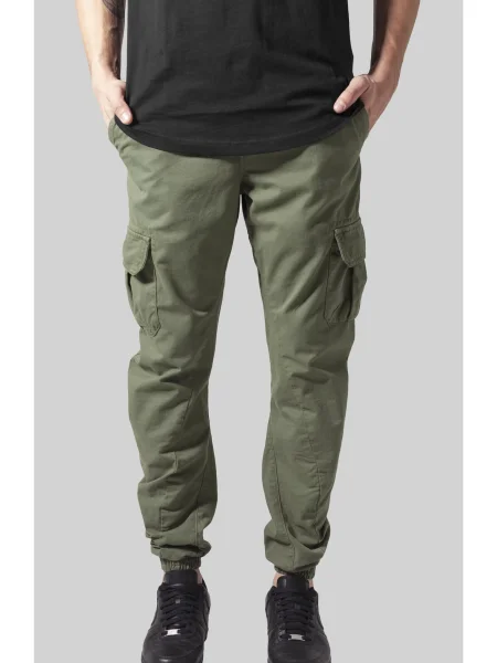 Pantaloni cargo Urban Classics alergare maro