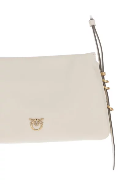 Geanta crossbody Pinko alb