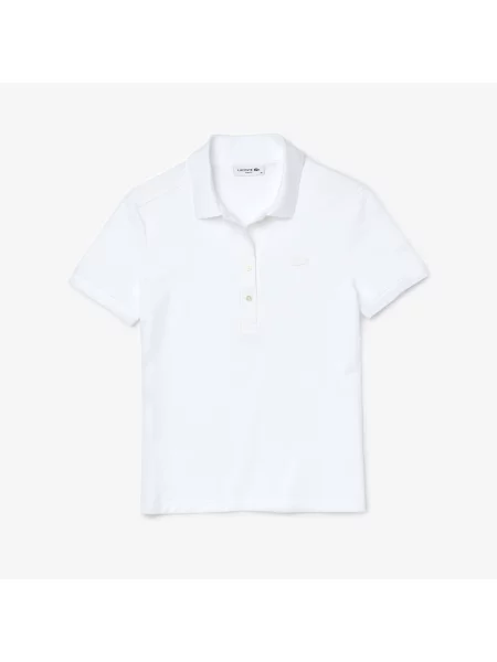 Поло Lacoste белое