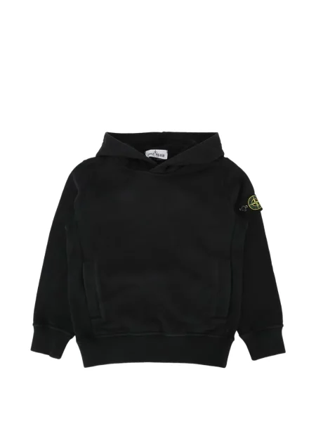 Bluza z kapturem dziecięca Stone Island czarna