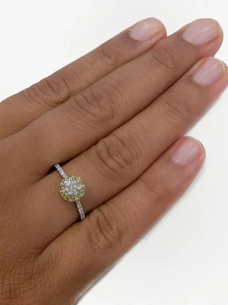 Žiedas Hyt Jewelry balta