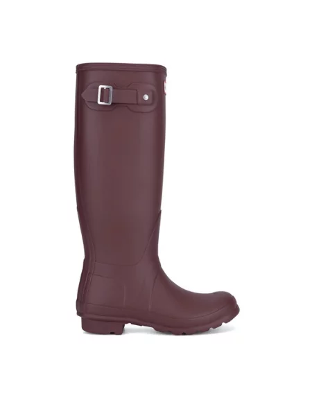 Резиновые сапоги Hunter бордовые