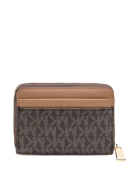 Portofel Michael Michael Kors din piele de căprioară gri